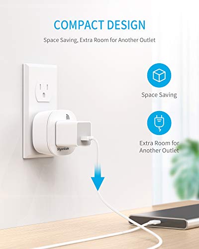Remote Control Outlet Wireless Light Switch for Household Appliances, Expandable Remote Light Switch Kit, Up to 100 ft Range, FCC Certified, ETL Listed, White (5 Outlets + 2 Remotes)