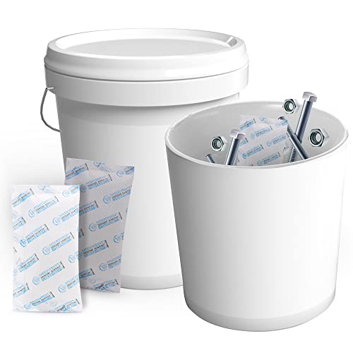 60 Packs 20 Gram Premium Silica Gel Dessicant Packs for Storage, Moisture Absorber Packets, Humidity Packs