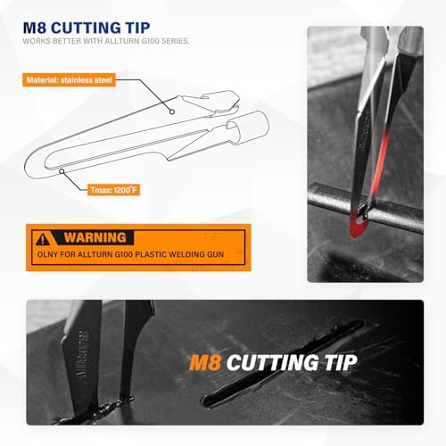 Allturn Upgraded Plastic Welder, 2 in 1 Plastic Welding Kit, Hot Staples Weld Gun, Car Bumper Repair Kit for Most Plastics, Patent Number D970324(Yellow)