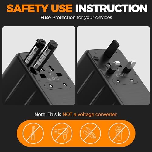 TESSAN Universal Travel Adapter, 35W International Plug Adaptor with 3 USB C and 2 USB A Charging Ports, Worldwide Power Outlet for US to European EU UK AUS Ireland(Type C/G/A/I)