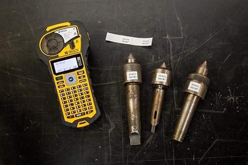 Brady Authentic (M21-11-595-WT) All-Weather Vinyl Label for Indoor/Outdoor ID, Lab and Equipment Labeling, White on Black- for M210, M210-LAB, M211, BMP21-PLUS and BMP21-LAB Printers, .5" H, .75" W