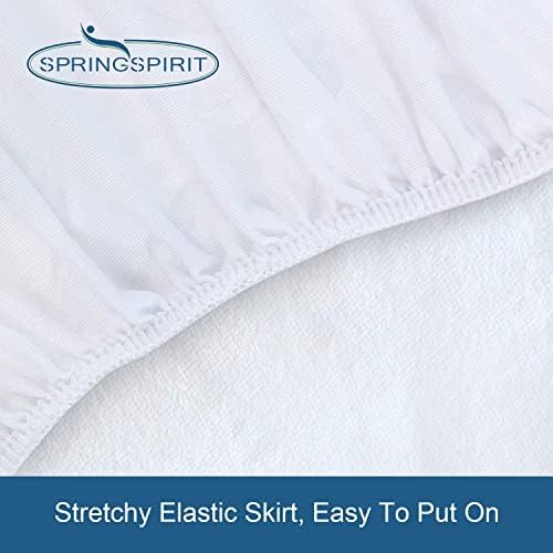 Full Extra Long (XL) Mattress Protector 100% Waterproof Full XL Sheets Fitted up to 14'' Depth Ultra Soft Terry Full XL Mattress Topper Cover Noiseless & Breathable, Machine Washable