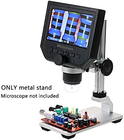 Aluminum Alloy Stand Holder for USB/Wi-Fi Digital Microscope, Bysameyee Universal Diameter Metal Mount with Microscope Carrying Case
