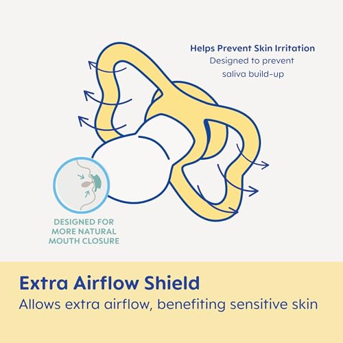 MAM Air Day & Night Baby Pacifier, for Sensitive Skin, Glows in The Dark, 16+ Months, Baby Boy, 4 Count