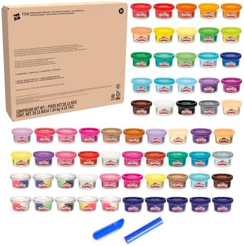 Play-Doh Ultimate Color Collection 65-Pack of 1-oz Cans, Includes Sparkle, Confetti & Color Burst, Back to School Classroom Supplies, Preschool Toys, Ages 2+ (Amazon Exclusive)