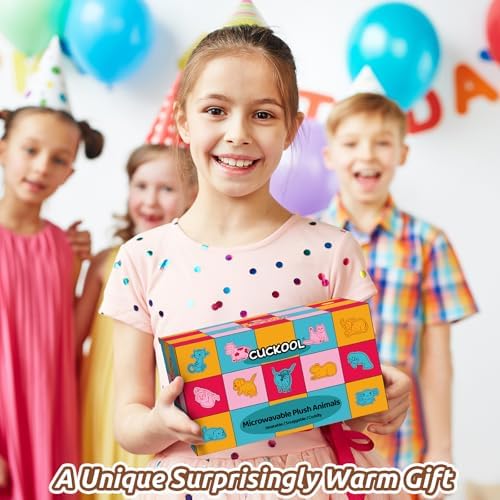 Cuckool Bull Stuffed Animals, Microwavable Stuffed Animals Adorable Fluffy Bull Plush for Warmth & Comfort, Heatable Coolable Lavender Scent Toys, Cute Soft Plushies Gift for Kids Boys Girls & Adults