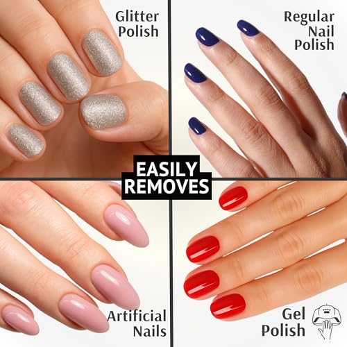 Pronto 16 Oz Acetone Nail Polish Remover and Nail Cuticle Oil Duo, 100 Percent Pure Acetone for Natural, Gel, Acrylic Nails, Cuticle Oil Drops for Repairing Damaged Cuticles and Nail Hydration