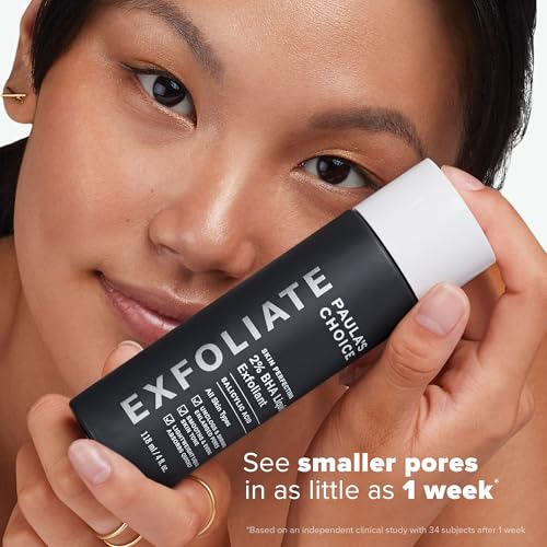 Paula's Choice SKIN PERFECTING 2% BHA Liquid Exfoliant Polish, Salicylic Acid Facial Exfoliator Polish for Enlarged Pores, Wrinkles & Fine Lines, Suitable for Blackhead-Prone Skin, Fragrance-Free