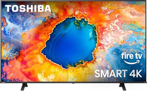 TOSHIBA 55-inch Class C350 Series LED 4K UHD Smart Fire TV with Voice Remote with Alexa (55C350NU)