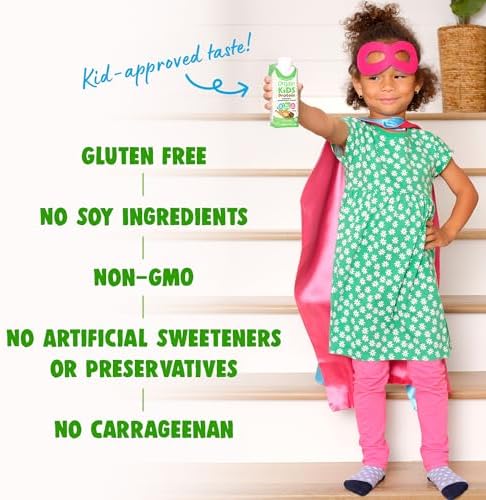 Orgain Organic Kids Protein Nutritional Shake, Chocolate - 8g of Protein, 22 Vitamins & Minerals, Fruits & Vegetables, Gluten Free, Soy Free, Non-GMO, 8.25 Fl Oz (Pack of 12)
