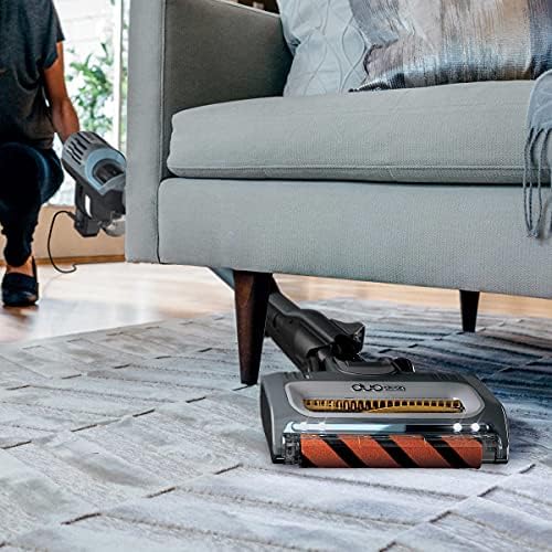 Shark UV580 Corded Stick Vacuum Performance Ultralight DuoClean with Self-Cleaning Brushroll, Removable Handheld, Blue (Renewed)