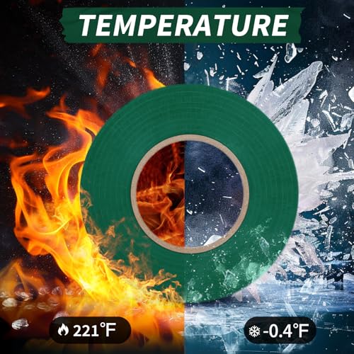 Electrical Tape, 10 Rolls Professional Grade PVC Electric Tape, UL/CSA Listed ¾ in x 66 ft Insulating Vinyl Tape for Electrical, Repairs, Automotive and Equipment, Pro-36C, Green