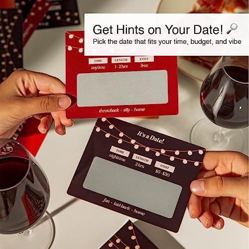 It's a Date!, 40 Fun and Romantic Scratch Off Date Night Ideas for Him, Her, Girlfriend, Boyfriend, Wife, Husband & Couples, for Men for Women