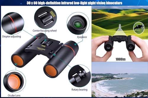 Binoculars for Adults, Compact Small Pocket Mini Travel Binocular for Bird Watching Concert Theater Opera High Powered Electronic Cruise Ship Essentials Norwegian Alaska Must Haves Hiking Camping Gear