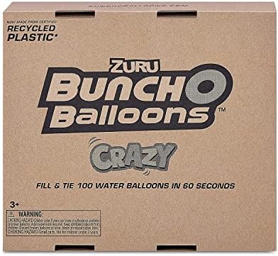 ZURU BUNCH O BALLOONS - 350 Rapid-Fill Crazy Color Water Balloons (10 Pack) Amazon Exclusive