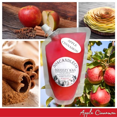 304CandleCo Large Squeeze Soy Wax Melt - 50 SCENTS! - Highly Fragrant & Hand-Crafted - Easy Mix & Match - American Made - Perfect for Wax Warmers (4 Pack - 8oz, Best Sellers)