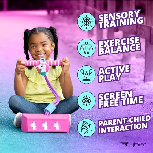 Flybar My First Foam Pogo Jumper for Kids Fun and Safe Pogo Stick for Toddlers, Durable Foam and Bungee Jumper for Ages 3 and up, Supports up to 250lbs