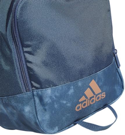 adidas Unisex Defender 4.0 Gym Duffel Bag for Men and Women, Preloved Ink Blue/Stone Wash Preloved Ink Blue/Rose Gold, Small (38L)