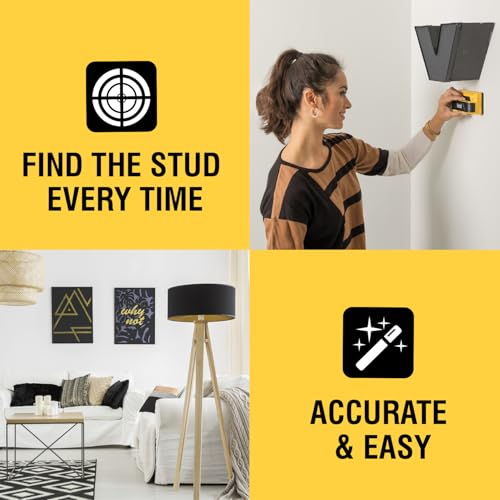 Franklin Sensors ProSensor M150/X990 Stud Finder with Live Wire Detection and 9-Sensors, Wood & Metal Stud Detector/Wall Scanner, Made in The USA