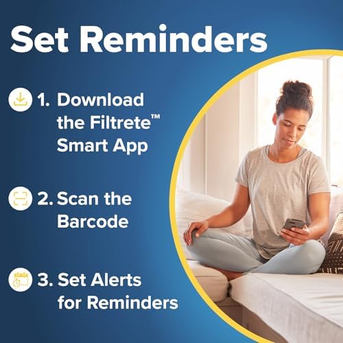 Filtrete 18x24x1 AC Furnace Air Filter, MERV 12, MPR 1500, CERTIFIED asthma & allergy friendly, 3 Month Pleated 1-Inch Electrostatic Air Cleaning Filter, 2-Pack (Actual Size 17.81x23.81x0.78 in)