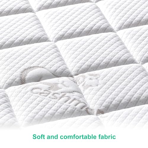 Premium Dual Sided Crib & Toddler Mattress,100% Knitted Fabric, Premium Fleece Surface-Hypoallergenic, 5" Thick Firm Soft Crib Mattress, Non-Toxic - Fits Standard Cribs & Toddler Beds