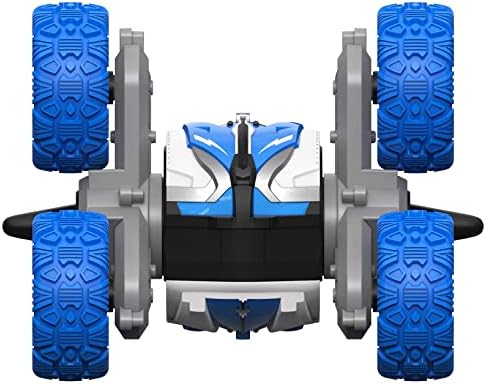 Threeking Waterproof RC Stunt Car Remote Control Cars Double-Sided Driving 360 Degree Flips Rotating Indoor Outdoor Toys Gifts Presents for 6 7 8 9 10 11 12 Year Old Kids Boys Girls