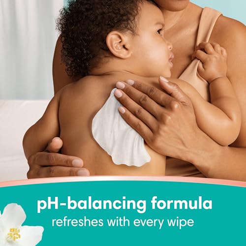 Pampers Wipes, Clean & Calm, Cotton Blossom Scent, 672 Wipes Total (12X Pop-Top Packs)
