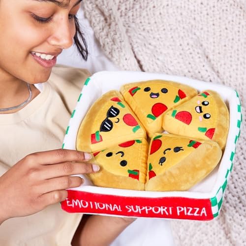 WHAT DO YOU MEME? Emotional Support Pizza — Plush Pizza by Emotional Support Plushies