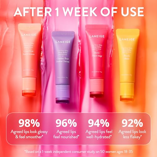 LANEIGE Lip Glowy Balm: Sheer Tinted Lip Moisturizer with Shea Butter, for Hydrating Shine & Soft Lips