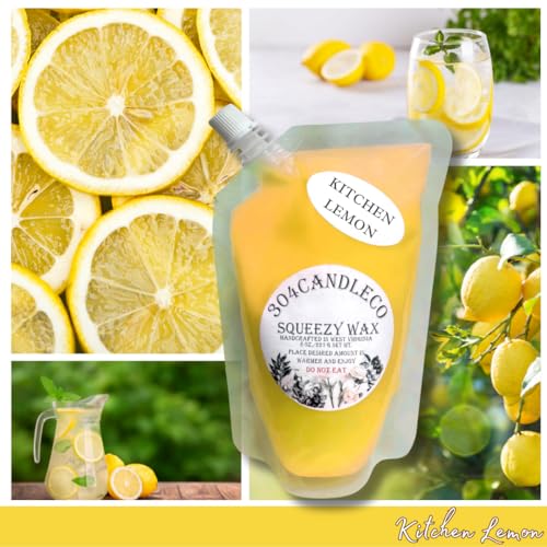 304CandleCo Large Squeeze Soy Wax Melt - 50 SCENTS! - Highly Fragrant & Hand-Crafted - Easy Mix & Match - American Made - Perfect for Wax Warmers (4 Pack - 8oz, Best Sellers)