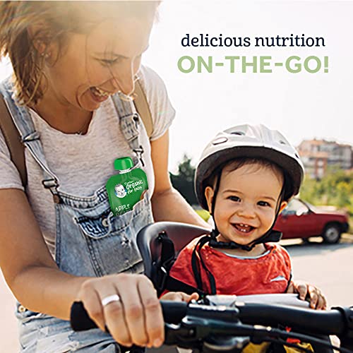 Gerber Organic 2nd Foods Baby Food, Fruit and Veggie Variety Pack, 3.5 oz Pouch (Pack of 18)