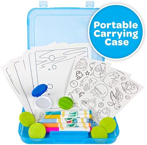 Crayola Color Wonder Mess Free Coloring Activity Set (30+ Pcs), with Markers, Stamps, and Stickers, Gift for Toddlers, 3+