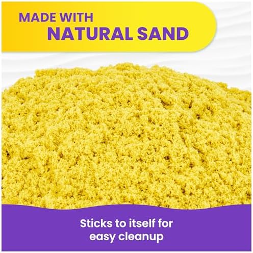 Kinetic Sand, 6lbs Mega Mixin’ Bag with Red, Yellow & Blue Play Sand, Sensory Toys for Kids & Classroom, Back to School Teacher Must Haves (Packaging May Vary)