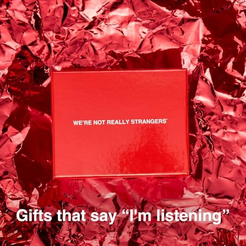 WE'RE NOT REALLY STRANGERS Card Game - 150 Conversation Cards for Couples, Friends, and Strangers - Icebreakers for Game and Date Nights, & Parties - Games for Adults and Teens, Ages 15+, 2-6 Players