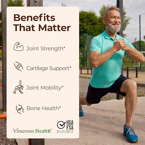 Glucosamine Chondroitin MSM and Turmeric Supplement - Joint Support Supplement for Women & Men with Boswellia & Glucosamine Sulfate 1500 mg. Used for Cartilage & Joint Health & Flexibility 90 Capsules