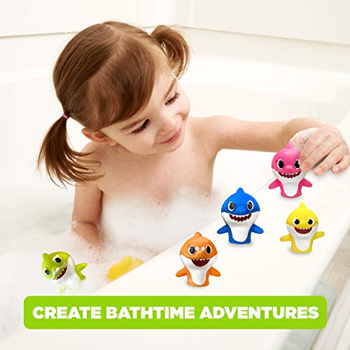 Baby Shark & PAW Patrol 5pc Bath Finger Puppet Sets - Party Favors, Bath Toys, Beach Toys