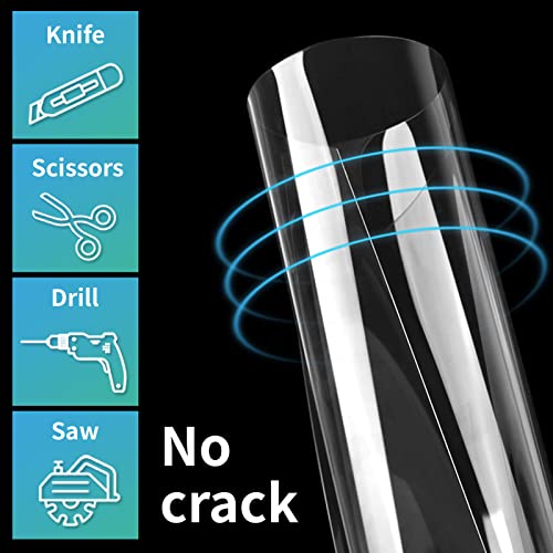 Art3d 10-Pack of 16Γ20" PET/Plexiglass Sheets, Transparent Clear Flexible Plastic Sheet Panels for Craft, Picture Frames, Sign Blank, DIY Display Project