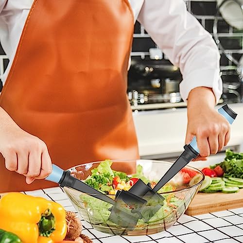 2Pack Meat Chopper, Heat Resistant Meat Masher for Hamburger Meat, Ground Beef Smasher, Nylon Hamburger Chopper Utensil, Meat Ground, Non Stick Mix Chopper Mix and Chop, Meat Masher Tool Gift(Aqua)