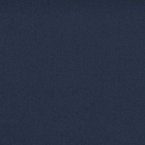 Amazon Basics Lightweight Ruffled Bed Skirt, Classic Style, Soft and Stylish 100% Microfiber with 16" drop-Queen, Navy Blue, Solid