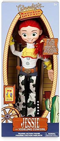 Disney Store Official Jessie Interactive Talking Action Figure from Toy Story, Features Sounds and Phrases from The Movies, Interacts with Other Figures and Toys