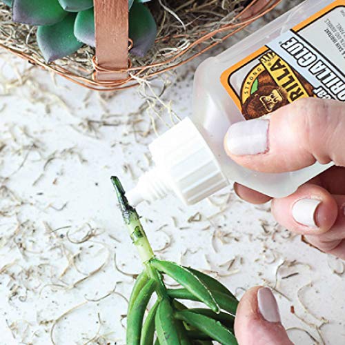 Gorilla Clear Glue, 1.75 Ounce Bottle (Pack of 5) - Crystal Clear, All Purpose, and Water Resistant