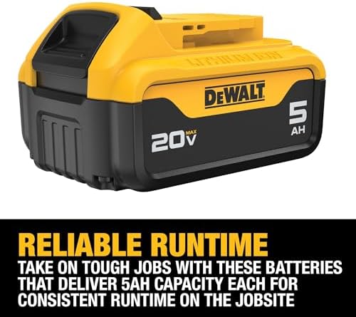 DEWALT 20V MAX 5 Ah Lithium Ion Battery (DCB205)