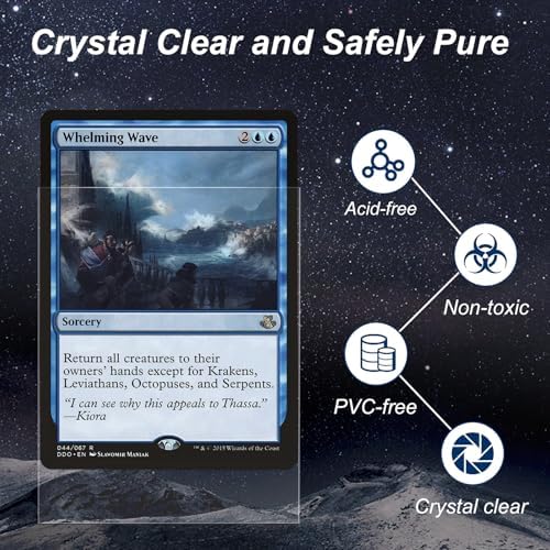 5000 Pack Card Sleeves, Perfect Fit Inner Sleeves Ideal for Double-Sleeving, Trading Card Sleeve Compatible with MTG, TCG, Gaming Cards