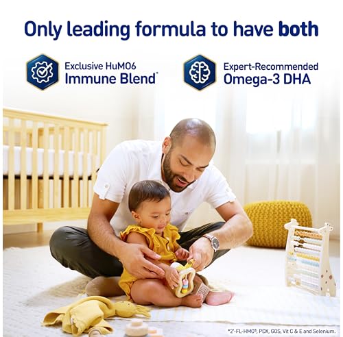 Enfamil NeuroPro Baby Formula, MFGM* 5-Year Benefit, Expert-Recommended Brain-Building Omega-3 DHA, Exclusive Immune Supporting HuMO6 Blend, Infant Formula Powder, Baby Milk, 28.3 Oz