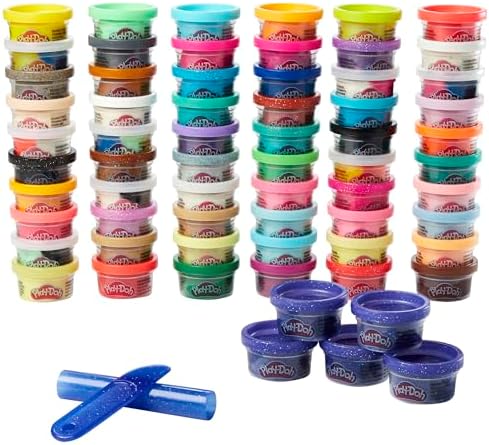 Play-Doh Ultimate Color Collection 65-Pack of 1-oz Cans, Includes Sparkle, Confetti & Color Burst, Back to School Classroom Supplies, Preschool Toys, Ages 2+ (Amazon Exclusive)