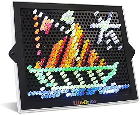 Lite Brite Classic, Favorite Retro Toy - Create Art with Light, STEM, Educational Learning, Holiday, Birthday, Gift, Boys, Kid, Toddler, Girls Age 4+