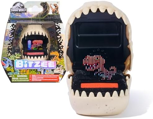 Jurassic World Interactive Dinosaur Toy with 25 Dinosaurs Inside, Reacts to Touch, Pods Connect & Interact, Digital Pet Kids Toys for Ages 5 and up