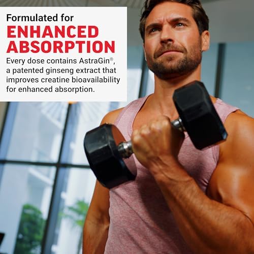 Force Factor Creatine Monohydrate Gummies, 5g Dose for Men & Women to Support Muscle, Strength, Recovery, Cognitive Health & Memory, Mixed Berry, 150 Gummies