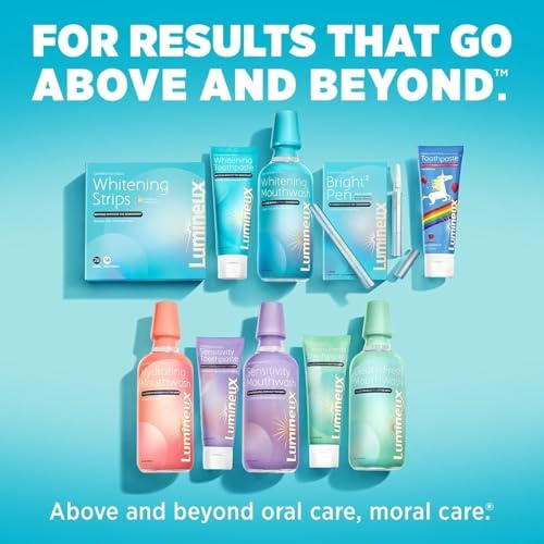 Lumineux Teeth Whitening Strips 21 Treatments – Peroxide Free - Enamel Safe for Whiter Teeth - Whitening Without The Sensitivity - Dentist Formulated - Sensitivity