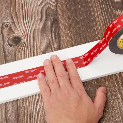 Double Sided Tape 0.75" x 15.4Ft 2 Pack, Made of 3M Heavy Duty Mounting Tape, 5608 VHB Foam Tape Waterproof for Indoor Outdoor Home Office Car Decor